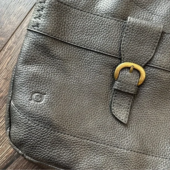 Born leather cross body purse bag black leopard print strap - Picture 3 of 5